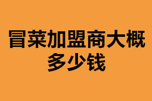 冒菜加盟商大概多少錢